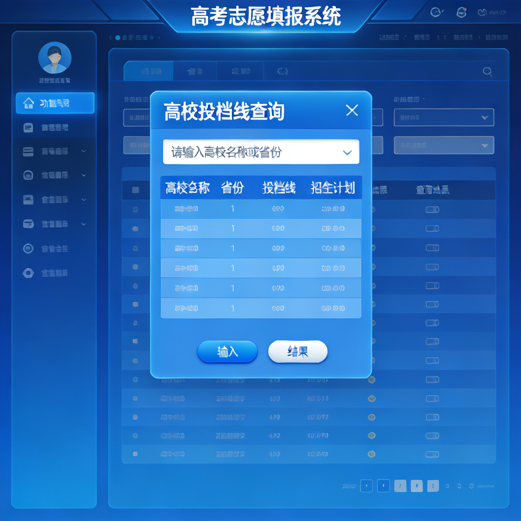 高考志愿填报系统